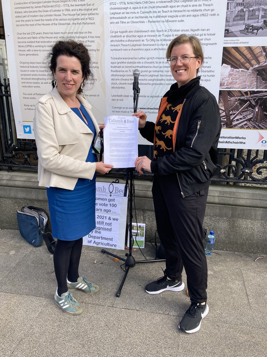 TalamhBeo's tweet photo. #UNruralwomansday @AislingDSenator Go on Ballinasloe women @BallinasloeLife Delivering Talamh Beo’s CAP strategic plan women’s section https://t.co/8ciI9yxpyl