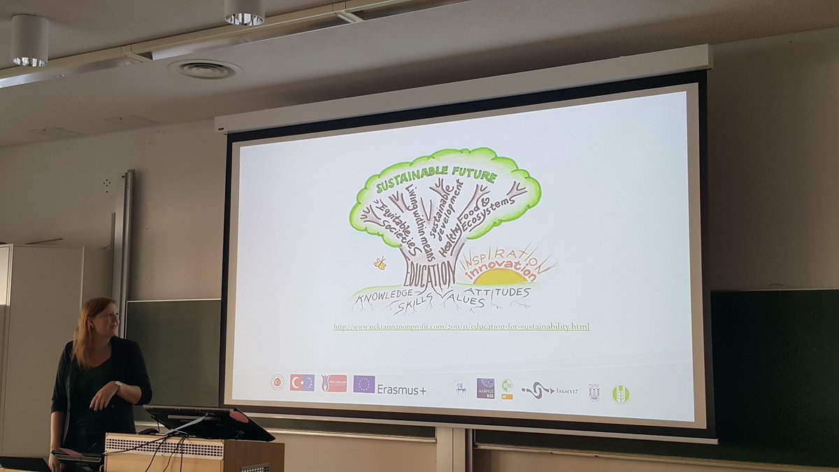 SusCoF's tweet photo. Day 5 in LTTA in @BOKUvienna Amanda Laasholdt from @MAPPCentre of @AarhusUni presented training materials. Many discussions on effective use of materials. @ulusalajans @EPALE_EU https://t.co/M1bGos501U