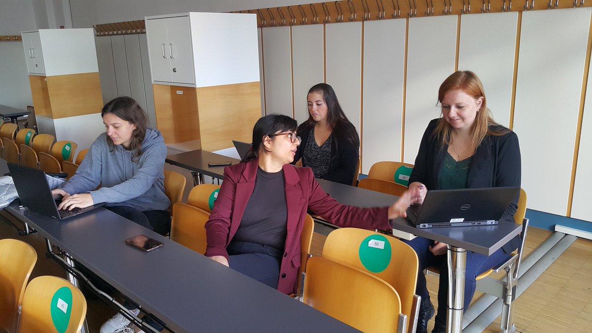 SusCoF's tweet photo. Day 5 in LTTA in @BOKUvienna Amanda Laasholdt from @MAPPCentre of @AarhusUni presented training materials. Many discussions on effective use of materials. @ulusalajans @EPALE_EU https://t.co/M1bGos501U