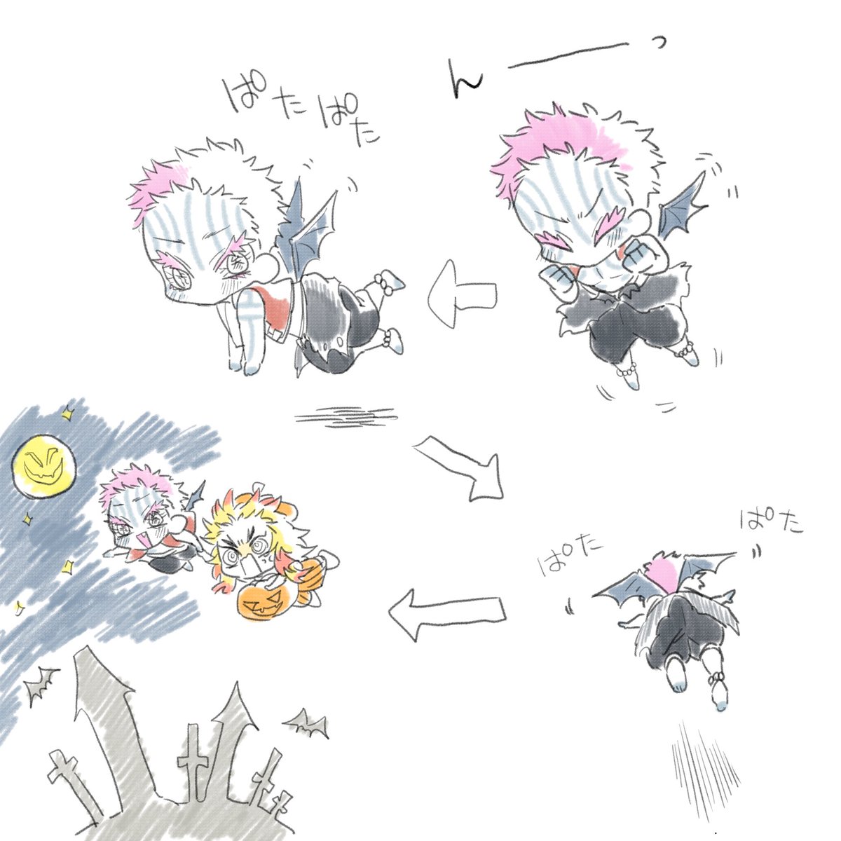 Lhnobukozy31's tweet photo. 🦇❄️×🎃🔥 https://t.co/Au4M3PMu5l