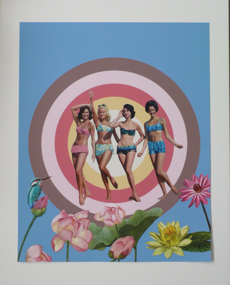 WomensArtForAll's tweet photo. Gina #Ulgen #WomensArt #CollageArt •Bikini Girls Just Want To Have Fun• https://t.co/dOUCUCnE5O