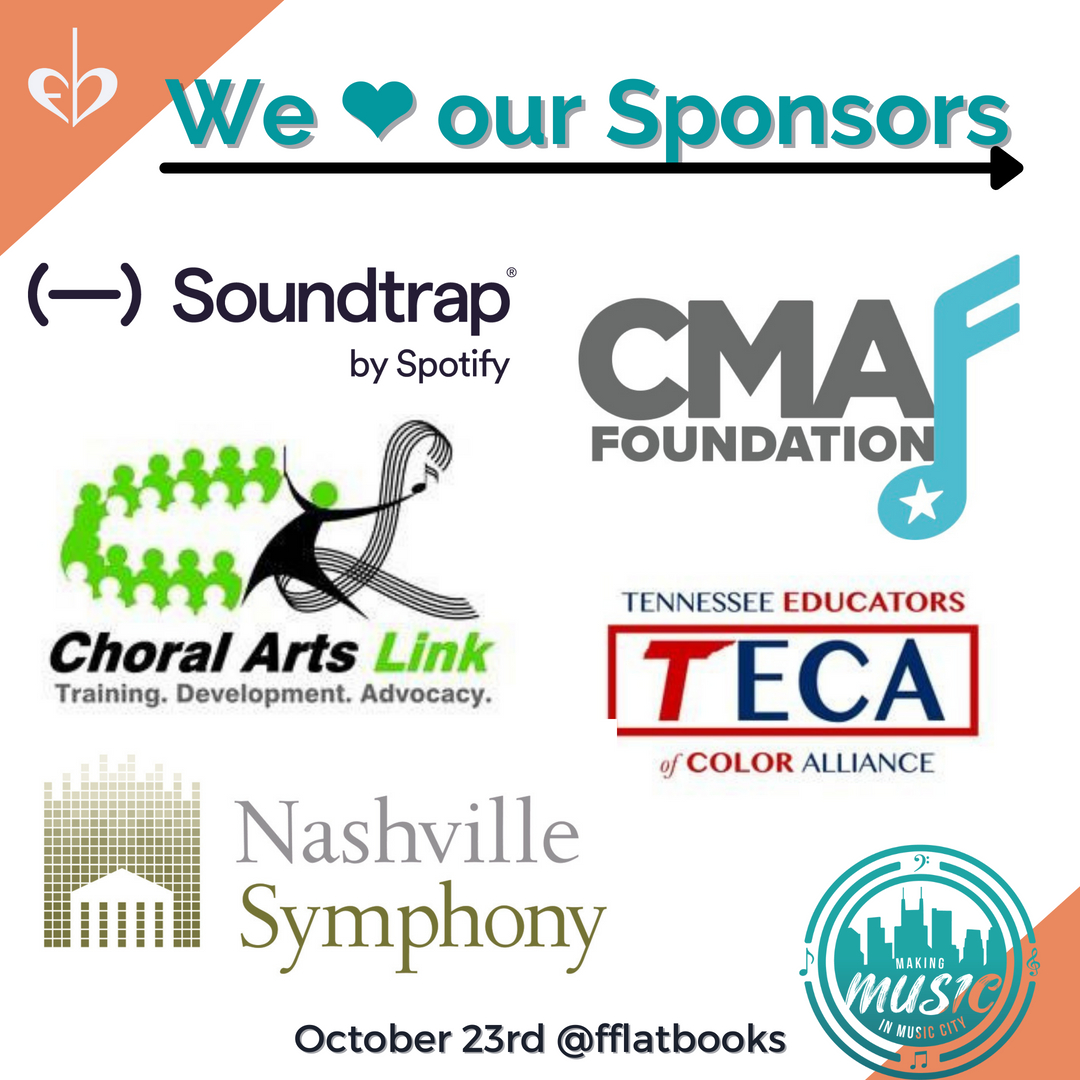 It's time for some big shoutouts!

On October 23rd, we are hosting our first in-person event and it wouldn't be possible without the generosity of these incredible sponsors!

THANK YOU for supporting music educators, innovation in music education, and the pursuit of active music-