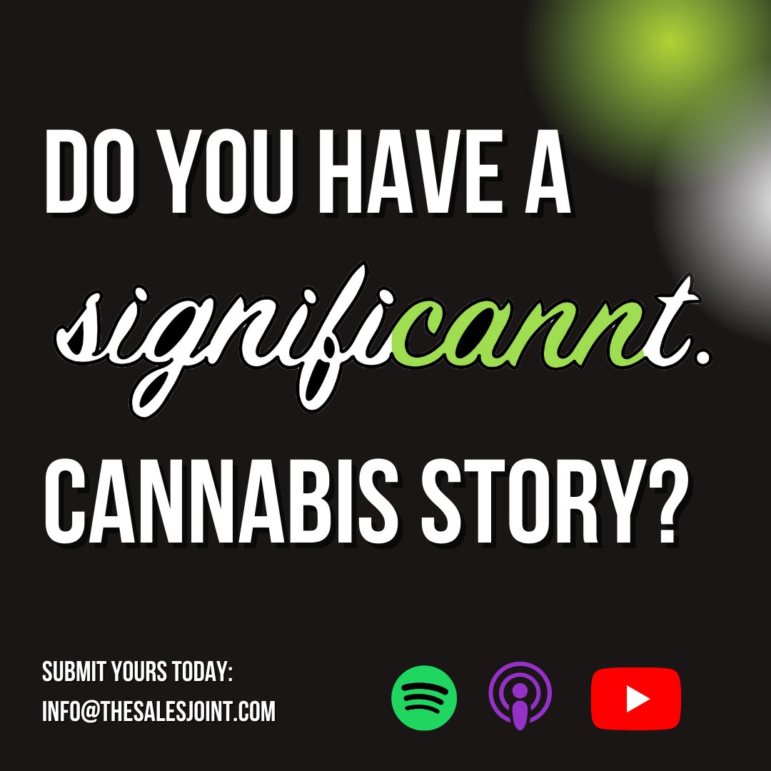 Hey #cannafam, do you have a great story about how cannabis changed your life? 
We want to hear it! We're looking for more stories from our friends in the cannabis community to share on our Significannt podcast! 

#CannabisPodcast #CannabisAdvocacy