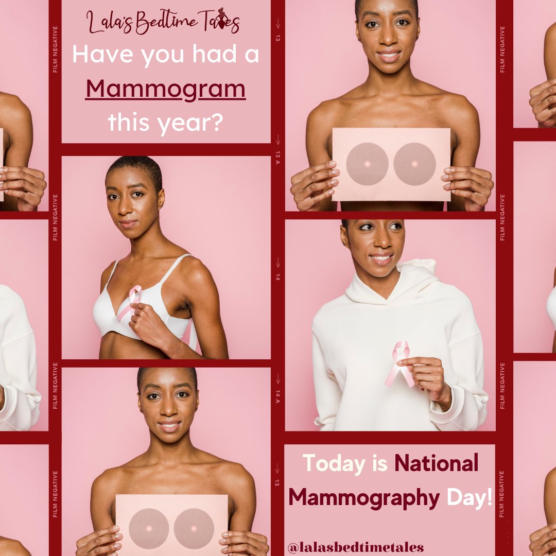 October 15 is #nationalmammographyday! The CDC says #mammograms are a critical part of #womenshealth because it can help doctors find breast cancer even three years to it being felt or symptoms being presented. #breastcancersurvivors #breastcancerawreness #breastcancerwarriors