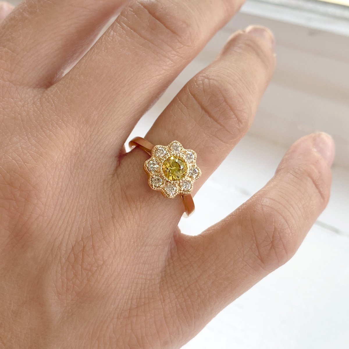 DanasGoldsmith's tweet photo. This mesmerizing yellow sapphire and diamond ring was imagined with inspiration flooding from family ties. “I now have both sides of my family represented in one gorgeous ring. It really means a lot to me.” Let us tell YOUR story.
#designsatdanas #customdesign #customjewellery https://t.co/waQxpqECD1