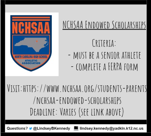 LindseyBKennedy's tweet photo. This week's #FreeMoneyFriday is for student athletes! Check out these scholarships offered by the @NCHSAA. Deadlines and requirements vary - see the link below for more information! πβΎοΈπΎ @ForbushHS #FHS22
π https://t.co/2INaO9VpAz https://t.co/lIAOFAatzw