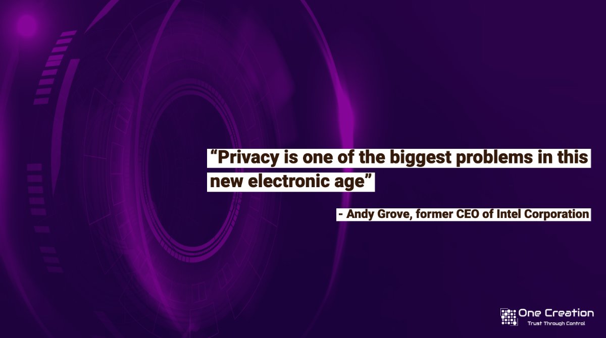 OnecreationOne's tweet photo. “Privacy is one of the biggest problems in this new electronic age” -Andy Grove, former CEO of Intel Corporation
#OneCreation #datarights #dataprivacy https://t.co/BRsLMUhDlL