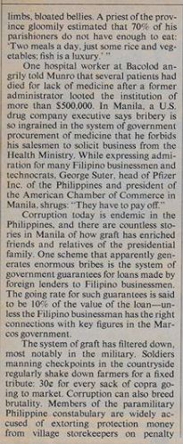 hotmanila's tweet photo. In 1979, Time magazine did a cover story on Marcos and his dictatorship. Some excerpts. 
Move on na daw, sabi ng nga fanatical defenders niya https://t.co/kmHR2TMK2k