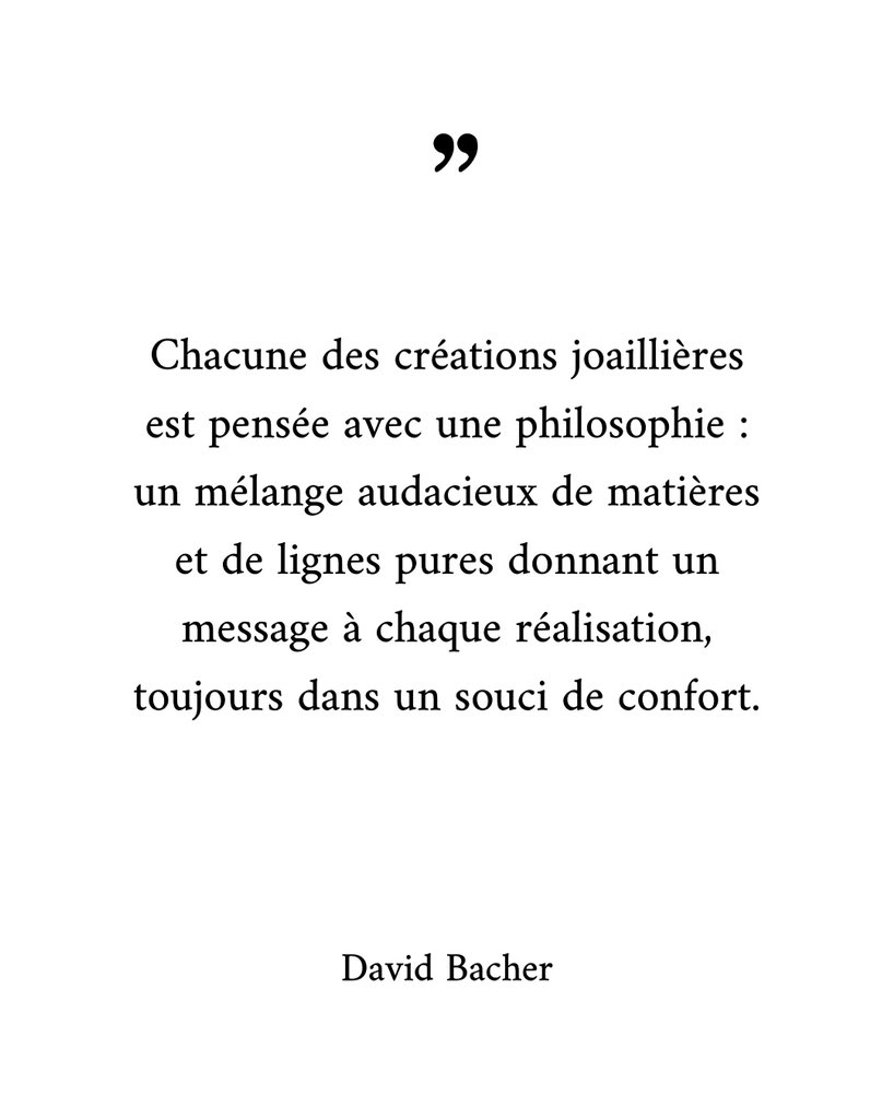 MaisonDBachet's tweet image. The philosophy in each of @maisondbachet creations :
An audacious mix between materials and clean lines giving meaning to each jewelry creation.

#subtleluxury #mdbcreations 

bit.ly/maisondbachet