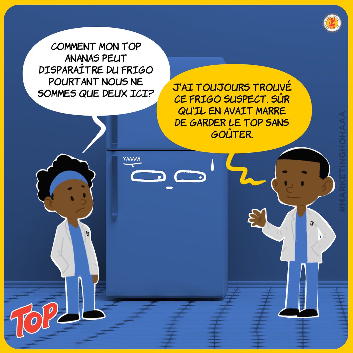 TopCameroun's tweet photo. Si on ne peut plus faire confiance même au frigo c'est que c'est grave hein.

Tu vois comment ?

#TopReponses https://t.co/p9mfmj2Qh7