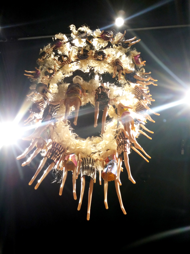 LatinForHoney's tweet photo. @trixiemattel I love you and you will love this @Barbie chandelier at the terrifying doll exhibit at the Koç Müzesi (Koch Museum) in Istanbul, Turkey. #dolls #barbie #trixiemattel #istanbul https://t.co/GfNVdFZYXX