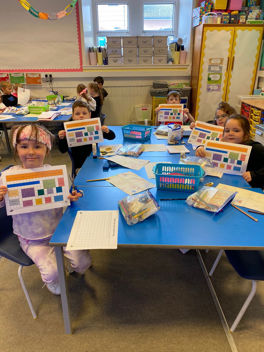 StAndrewsFraser's tweet photo. P3S has been learning about maps and had fun today making a map of our school.  They walked round the building and chose the items they needed to put on their maps. https://t.co/GhlDREBu9O