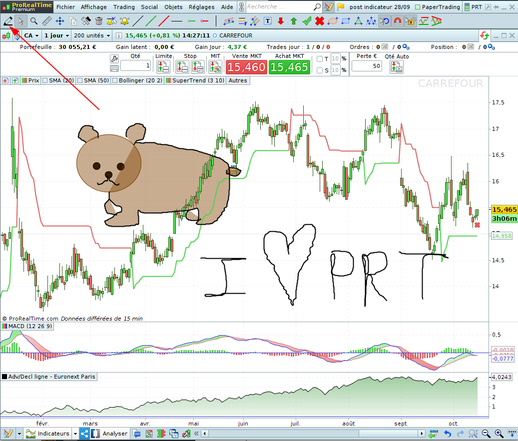 ProRealTimeFR's tweet image. 𝐍𝐨𝐮𝐯𝐞𝐚𝐮𝐭𝐞́ : un outil de dessin libre est proposé dans les objets PRT.
N'hésitez pas à partager vos créations en commentaire !
🏆 Un prix sera décerné au meilleur d'entre vous 🏆