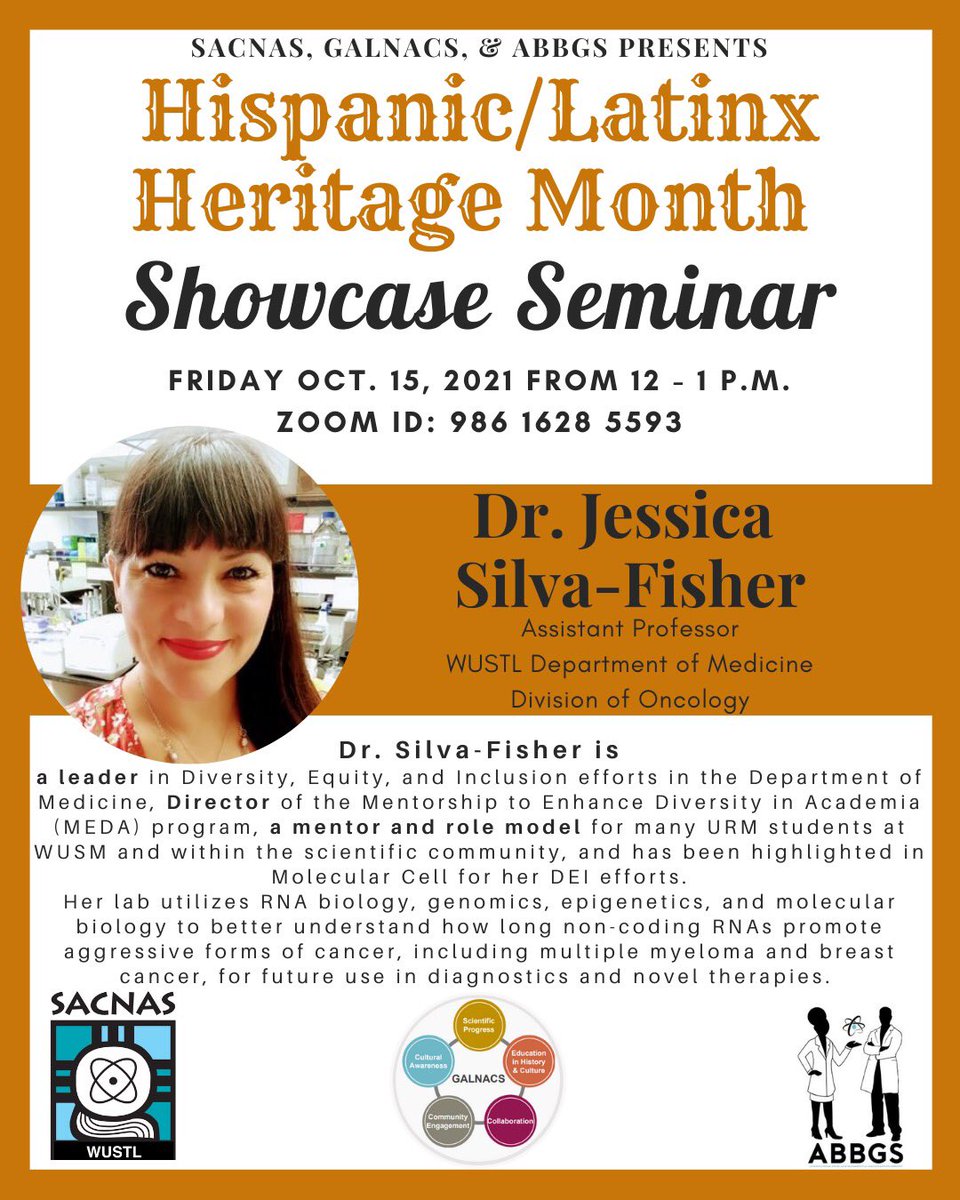 Today at noon! Hispanic Heritage Month Showcase Seminar! Be sure to join in!