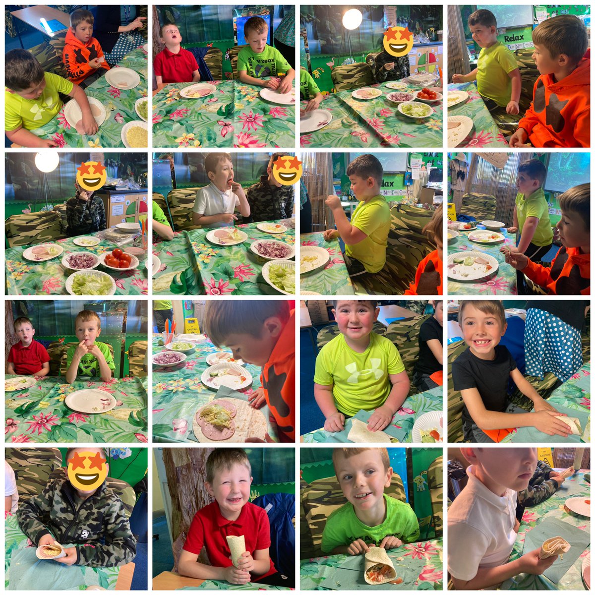 HolySpiritWA9's tweet photo. #RainforestCamp loved making their own healthy wraps this morning 🥗 #DT #Food #HealthyEating https://t.co/25pjNGoUe1