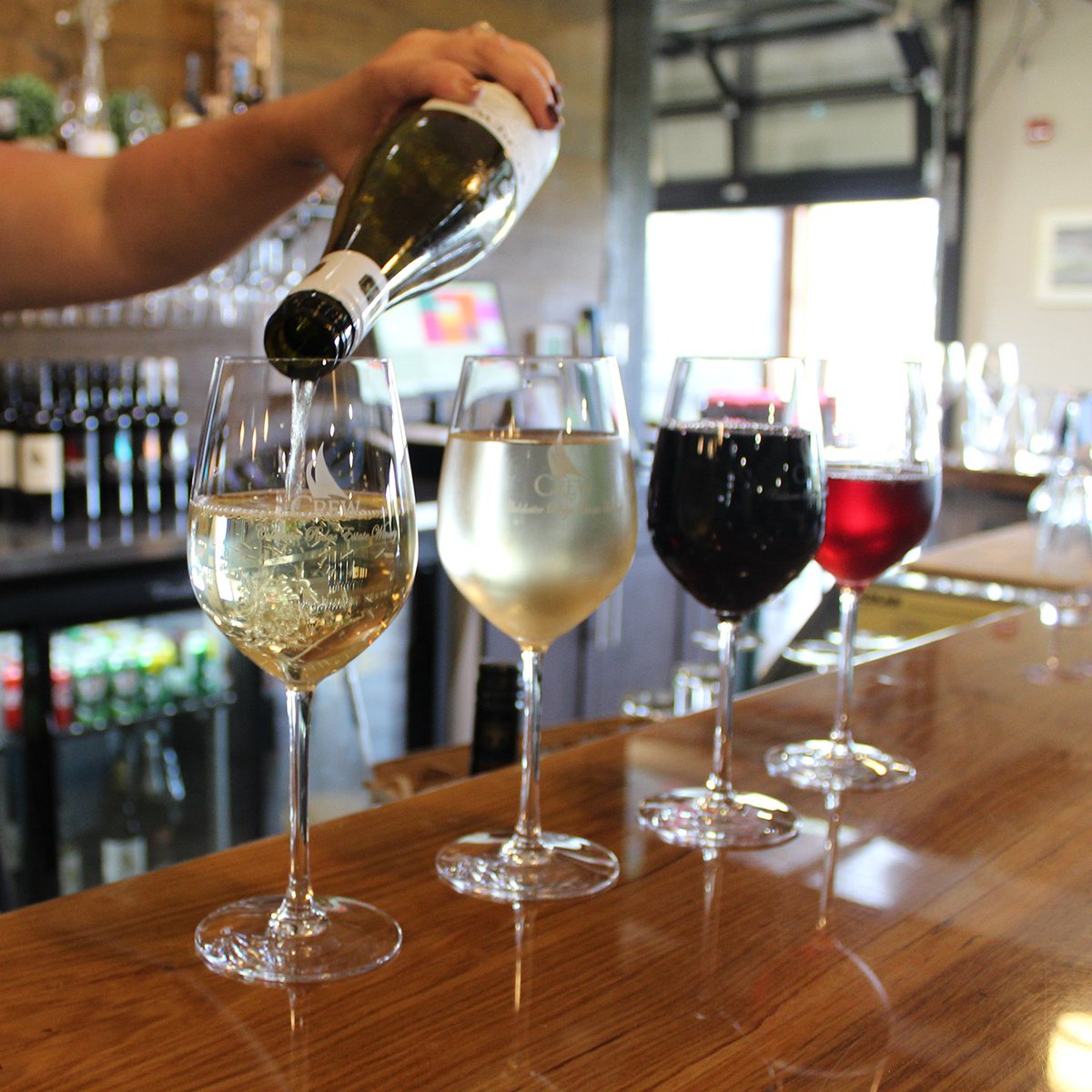 All the colours of <a href="/CREWinery/">Colchester Ridge</a> 💛❤️💗