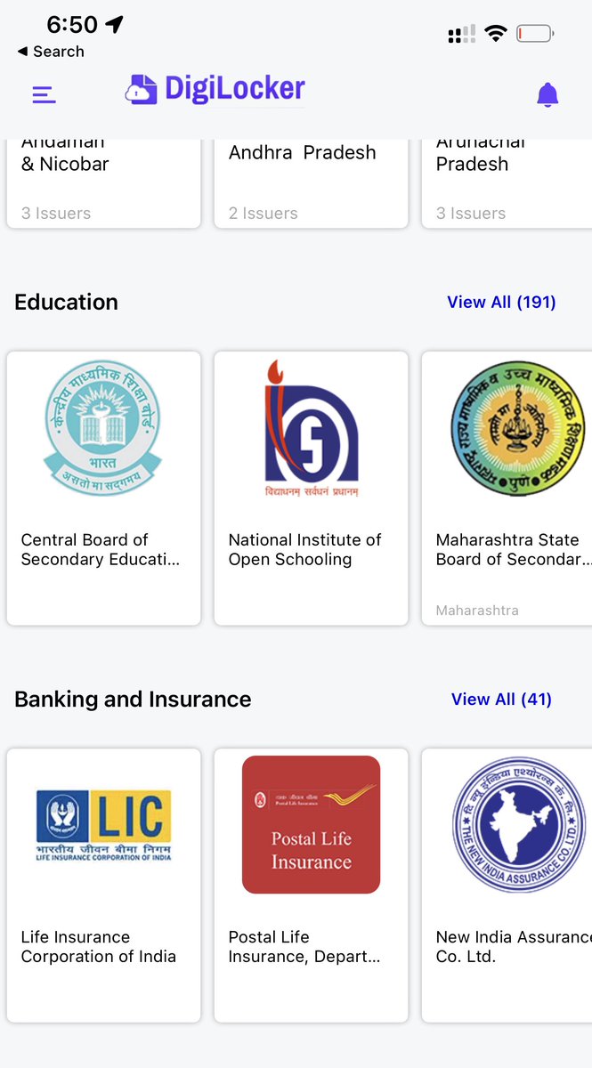How to find #ePLIBond of <a href="/IndiaPostOffice/">India Post</a> in digilocker: 
1. After login , go to ‘Banking &amp; Insurance’ -> Postal Life Insurance, Department of Posts .
See the screenshots below 👇