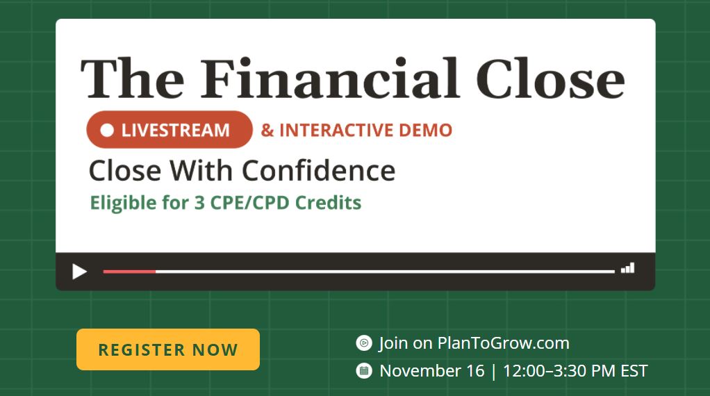 Paradigm_Consul's tweet image. Learn How to Close With Confidence - Register today for this @venasolutions live stream event. You’ll learn best practices and methods for tackling year-end planning from industry experts and peers. 
ow.ly/67G650GrtYU #PTCSolutions #VenaSolutions #2021YearEndClose
