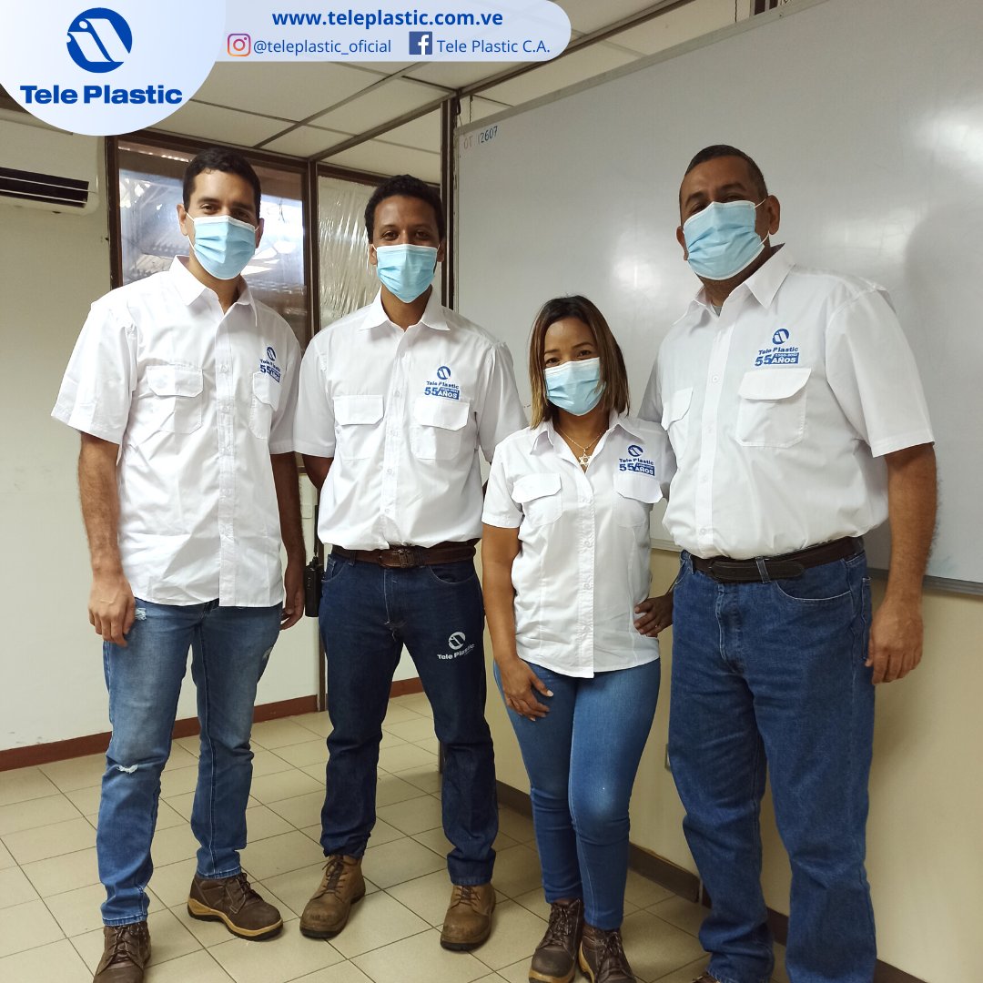 TelePlastic_CA's tweet photo. Les presentamos a parte de nuestro equipo de mantenimiento, compañeros con disposición y entusiasmo que demuestran en cada jordana.
.
.
.
#TelePlastic #Peliculas #Plasticas #Venezuela #Miranda #Guatire #NuestraGente #Equipo #Mantenimiento https://t.co/gXB4urUx3p