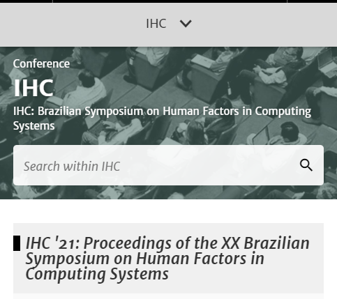 🐦🐦Sabiá passando para contar que nossos anais já estão online na ACM!!!
Essa equipe é super.

Confere lá: dl.acm.org/doi/proceeding… 🕊️🕊️😍😍