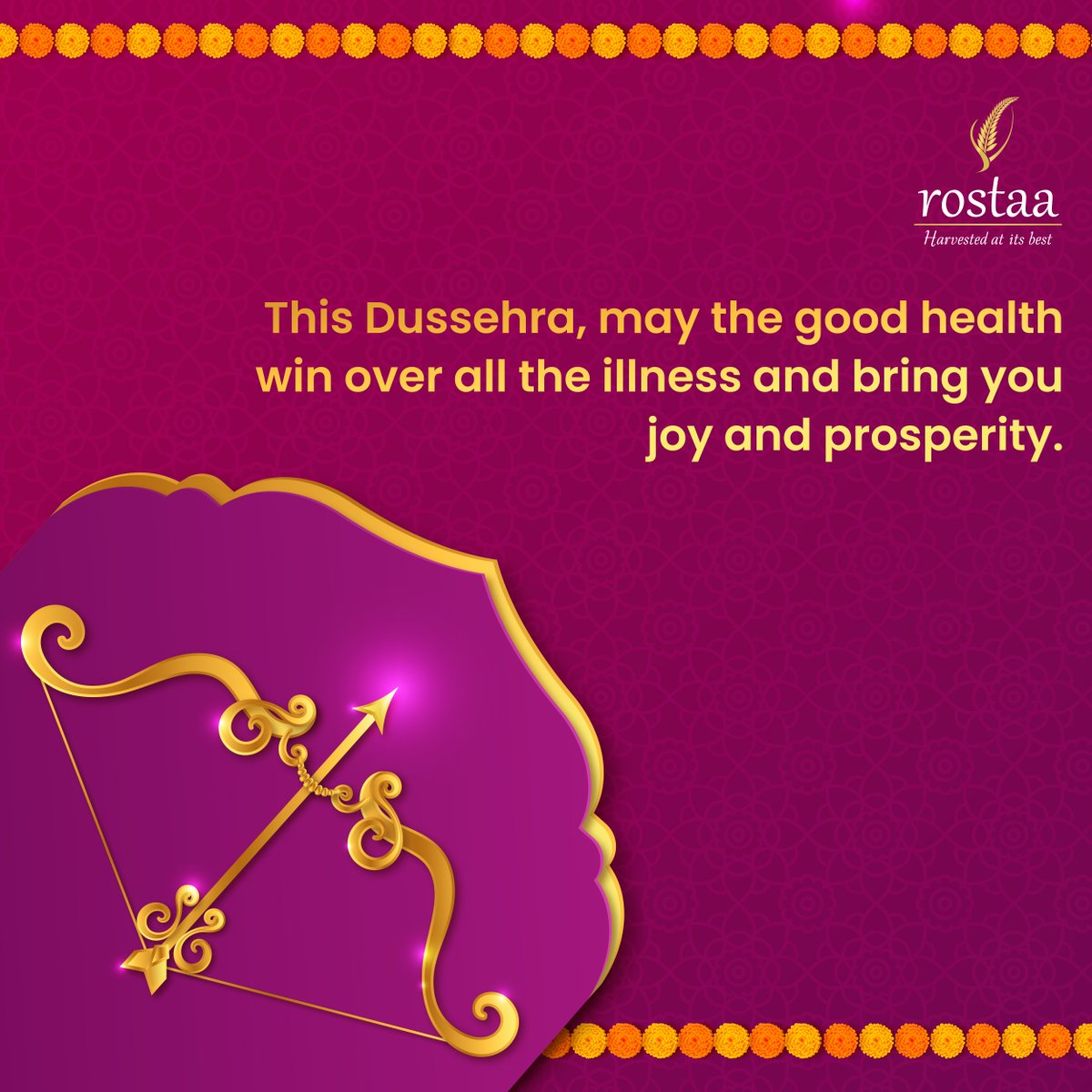 WorldOfRostaa's tweet photo. This Dussehra, may the good health win over all the illness and bring you joy and prosperity.
We wish you all a very Happy & Healthy Dussehra.
#Rostaa #WorldOfRostaa #Dussehra #HappyDussehra #GoodHealth #Dryfruits #SuperFood https://t.co/lXz2vZZyNV