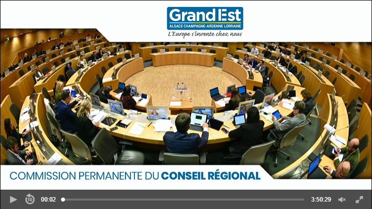 regiongrandest's tweet photo. #Replay 📺 Revoir la Commission permanente de ce jour #CPOct21 👉 https://t.co/PO5D0LBNar https://t.co/7vlOEM6eEL