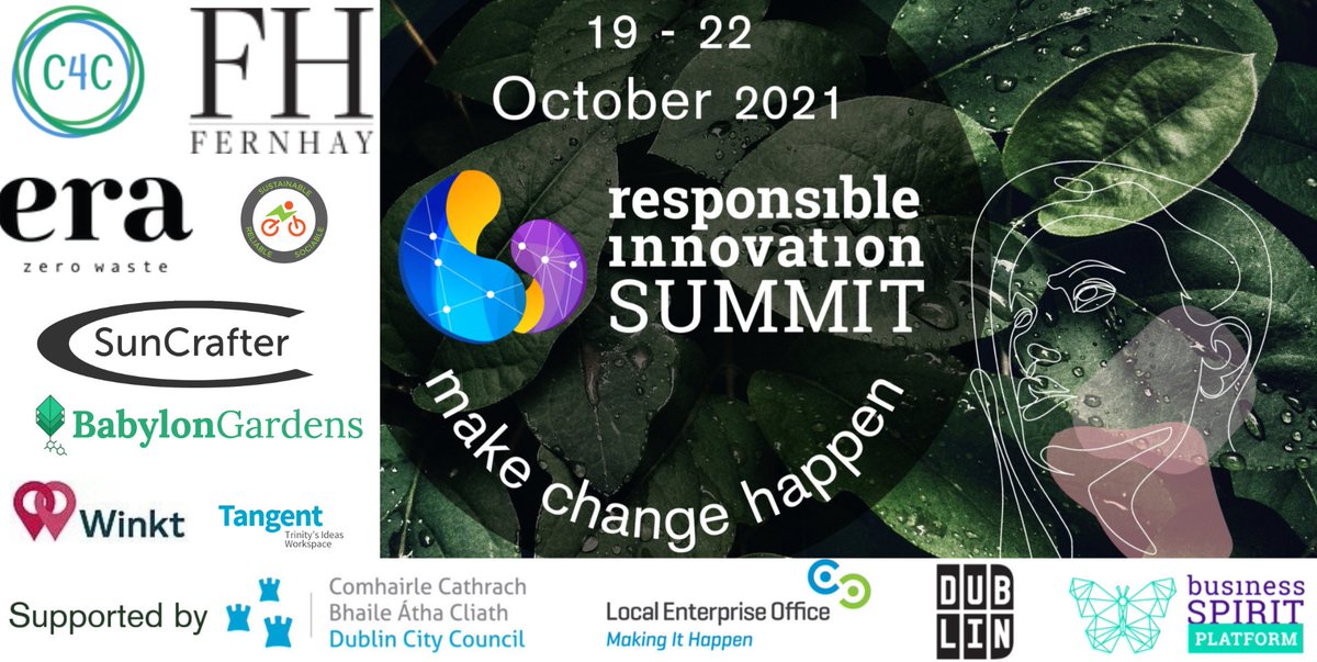 DCCEconDev's tweet photo. Hear from Climate KIC Circular City Accelerator Start-Ups working on city challenges as part of the #ResponsibleInnovationSummit on the 21st of October at 15:00. 

Register here: https://t.co/YwGHMl7AP6 https://t.co/e62vWTtBx4