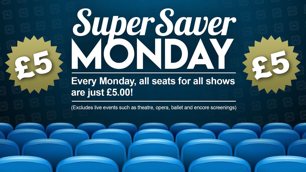 Tomorrow is Super Saver Monday - All seats for all films all day are just £5 each! Line up includes #halloweenkills #VenomLetThereBeCarnage #ronsgonewrong #notimetodie