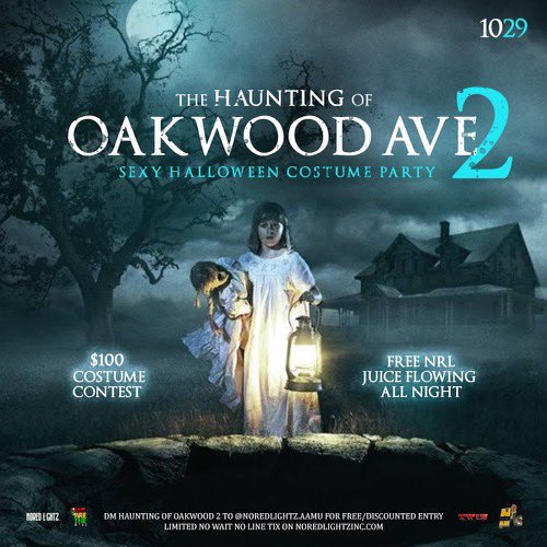 Auriell33's tweet photo. It’s Spooky Season On The Hill👻🎃
Who Has The Sexiest Costume❔🥸 $100 Costume Contest The Haunting of Oakwood Ave 2🔥😈In Da Mixx🎧 W/ @iamzachalan 🎤FREE NRL Juice Flowing ALL NIGHT🆓DM Haunting of Oakwood 2 to @noredlightz.aamu For Discounted/Free Entry🎟#WeAreTheMove🚫🔴🚦 https://t.co/yDEpJVrPxr