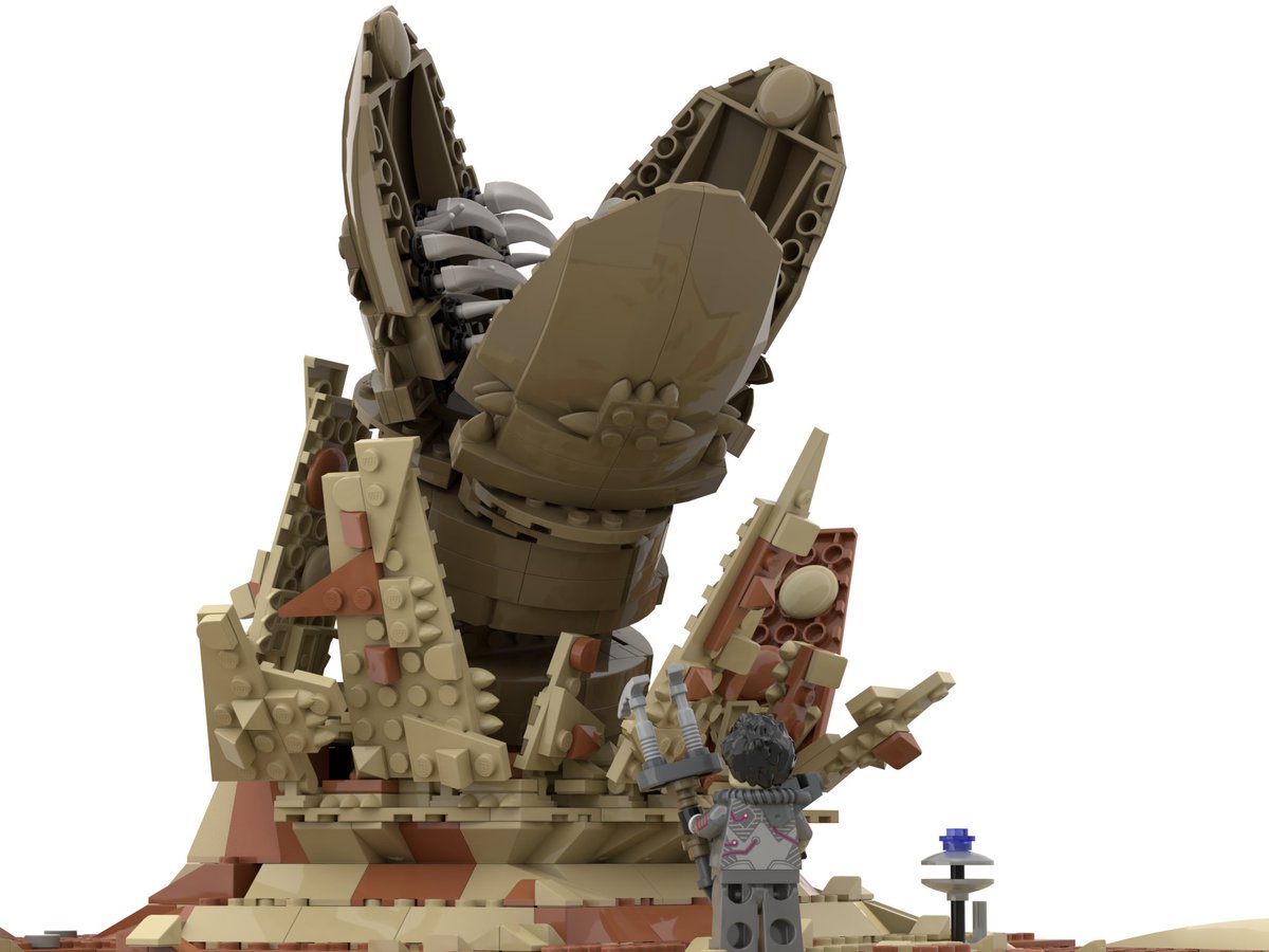 o_moc's tweet photo. 7 days left until #dune2021's release in Canada!
My #LEGO #Dune #MOC's countdown continues;
#7 - Summoning a Maker
#mauddib #paulatreides #fremen #arrakis #sandworm #shaihulud #thumper #spice
@LEGO_Group @dunemovie https://t.co/SJkFPUl31V
