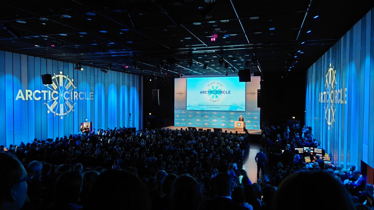 hajime_kimura's tweet photo. Glad to be here again! Two years ago, at the Arctic Circle 2019, Iceland and Japan succeeded the mission of organizing the 3rd Arctic Science Ministerial (#ASM3) from ASM2 hosts. Now ASM will be handed over to #ASM4 organizers at the Plenary Session tomorrow.

#ArcticCircle2021 https://t.co/wdX9oG92P0