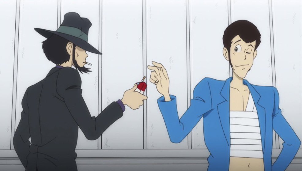 Toki ルパン三世 Part5 23話の その時古くからの相棒が言った は特に大好きなお話 なぁ 次元 こうしてると聞こえてこないか いい音楽が このシーンのルパンと次元の会話が素敵なの 次元がルパンに引退しろと言ったのも衝撃だったわ ルパン