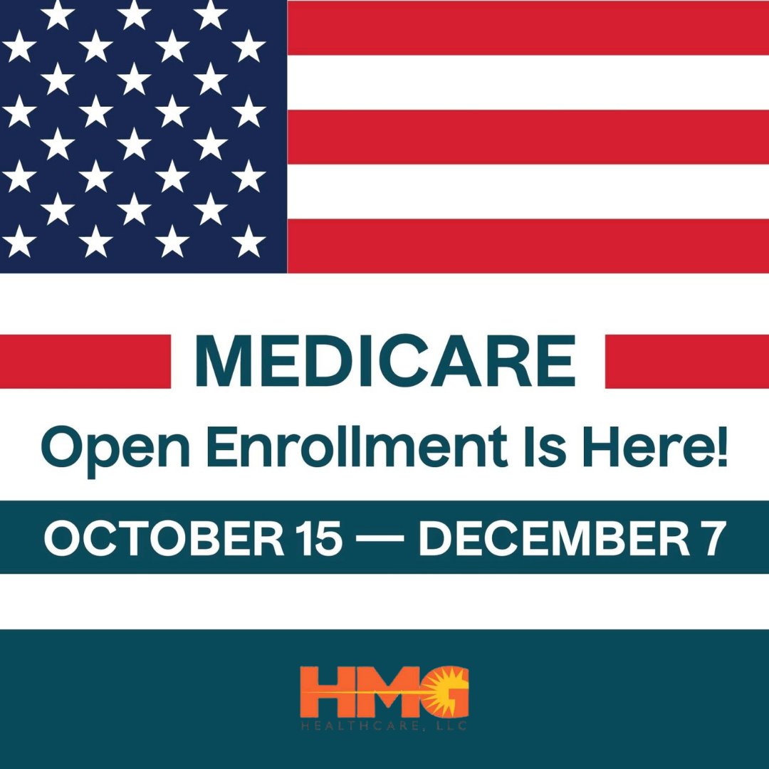 ParkManorWC's tweet photo. Medicare Open Enrollment is here! From 10/15 to 12/7, #OlderAdults can join, add, drop, or switch Medicare plans. You can gain a better understanding of #OpenEnrollment by taking NCOA's Medicare assessment  https://t.co/OkGL2iDUwL #HMGcares https://t.co/UideVrshuZ
