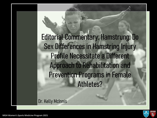 MGHWomensSports's tweet photo. Our expert @drkellymcinnis a #SportsMedicine #physiatrist at #MGHSportsMedicine, provides her expertise in an editorial commentary on if #hamstring injuries in #FemaleAthletes require a different #rehabilitation & #PreventionProgram.
https://t.co/gGi4UIfVBa https://t.co/kihrCk75l2