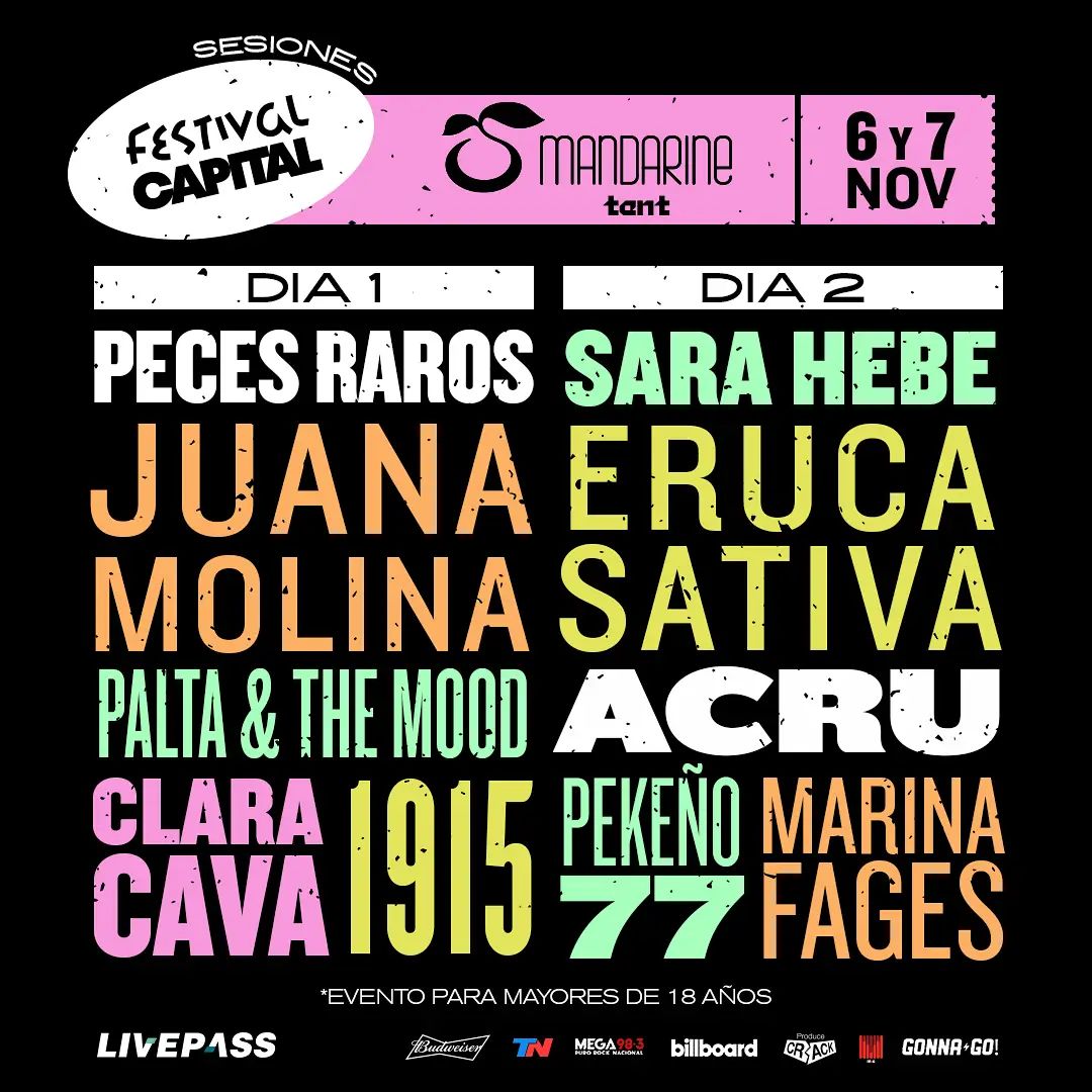 ErucaSativa's tweet photo. se viene ese Festival Capital con todooo https://t.co/JWbusmQFRB