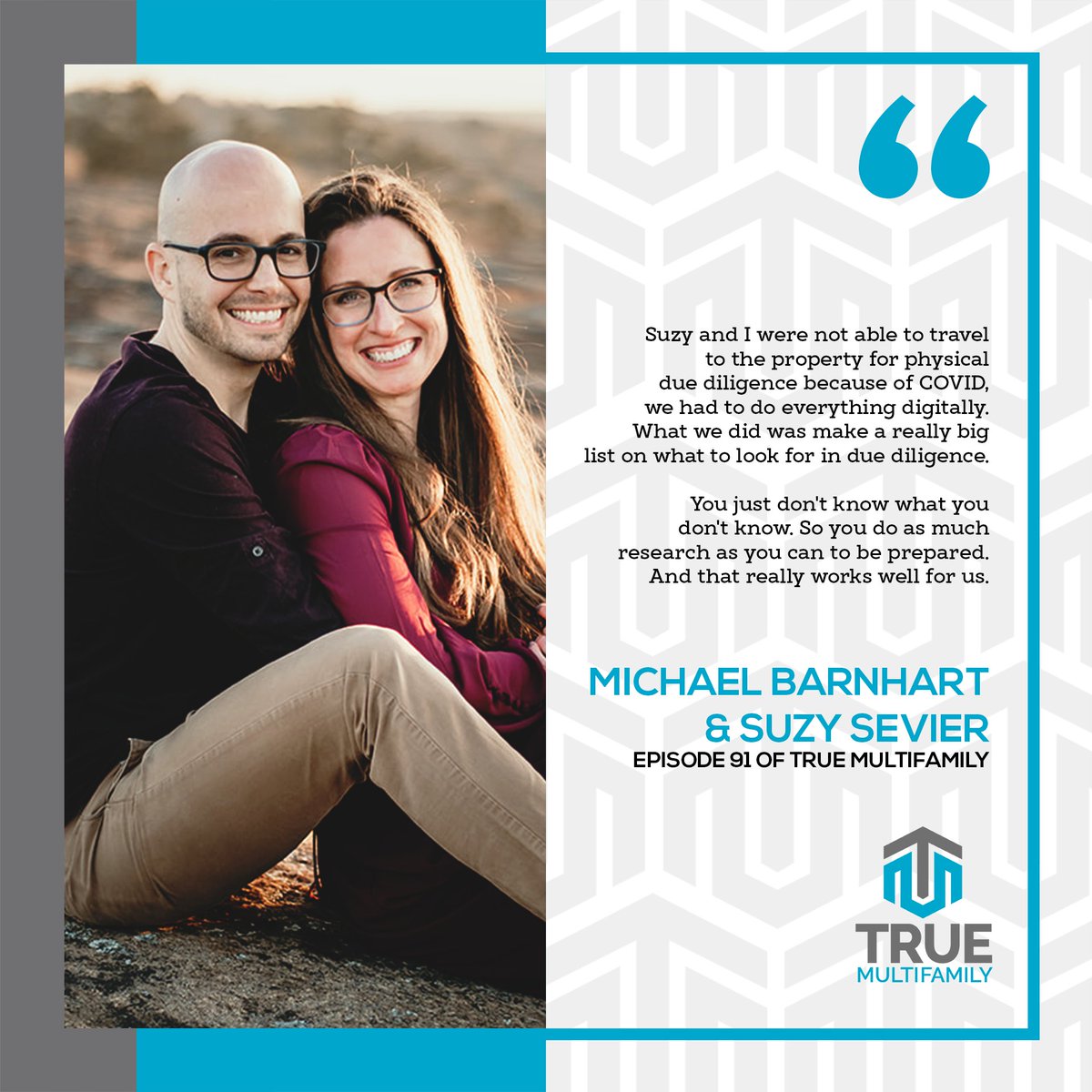 It's hard to miss out on the full multifamily experience because of the pandemic, but Michael Barnhart &amp; Suzy Sevier of Adventurous Real Estate Investors found ways to maximize the current experience.

Missed this episode? Watch here: bit.ly/TMF-E91