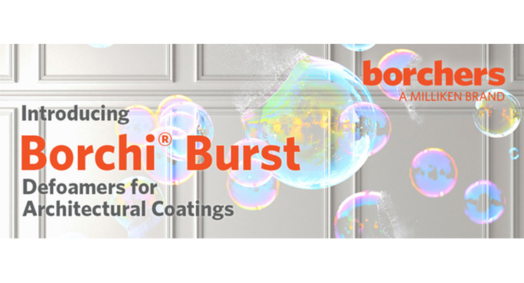CoatingsWorld's tweet photo. Borchers: A @MillikenandCo Brand debuts Borchi Burst #defoamers, a new additives line that improves the #defoaming process for architectural coatings
https://t.co/WYB5rKBaz7
#Borchers #Borchi #architecturalcoatings #paints https://t.co/9SzQYtGE0y