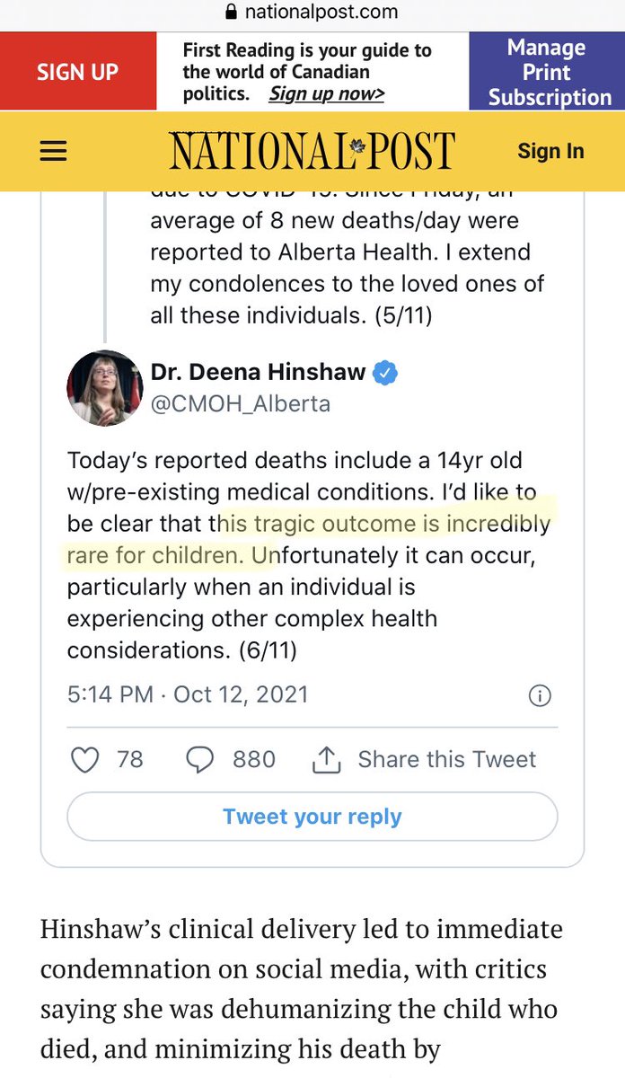 RoseAlberta1's tweet photo. The admittance by AHS and Deena “Covid deaths are counted as secondary causes” is EVIL.
Alberta needs to clean house.
Out with Dr. Yiu and Hinshaw.
#FreedomFlu
#CovidCount
There should NOT be debate on DEATHS circumstances.
https://t.co/Z1DgKcJE62 https://t.co/HPAPRtMOgo