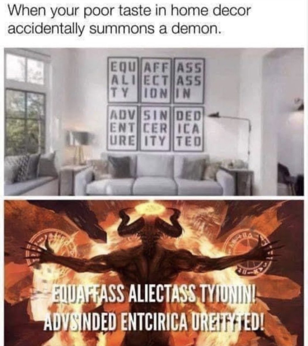 fastsigns207's tweet image. Ask us for a second opinion before hanging art in your home. We are artists and a great second opinion! No demons today! #fastsigns207 #homedecor #summoningdemons #artists #spookyseason