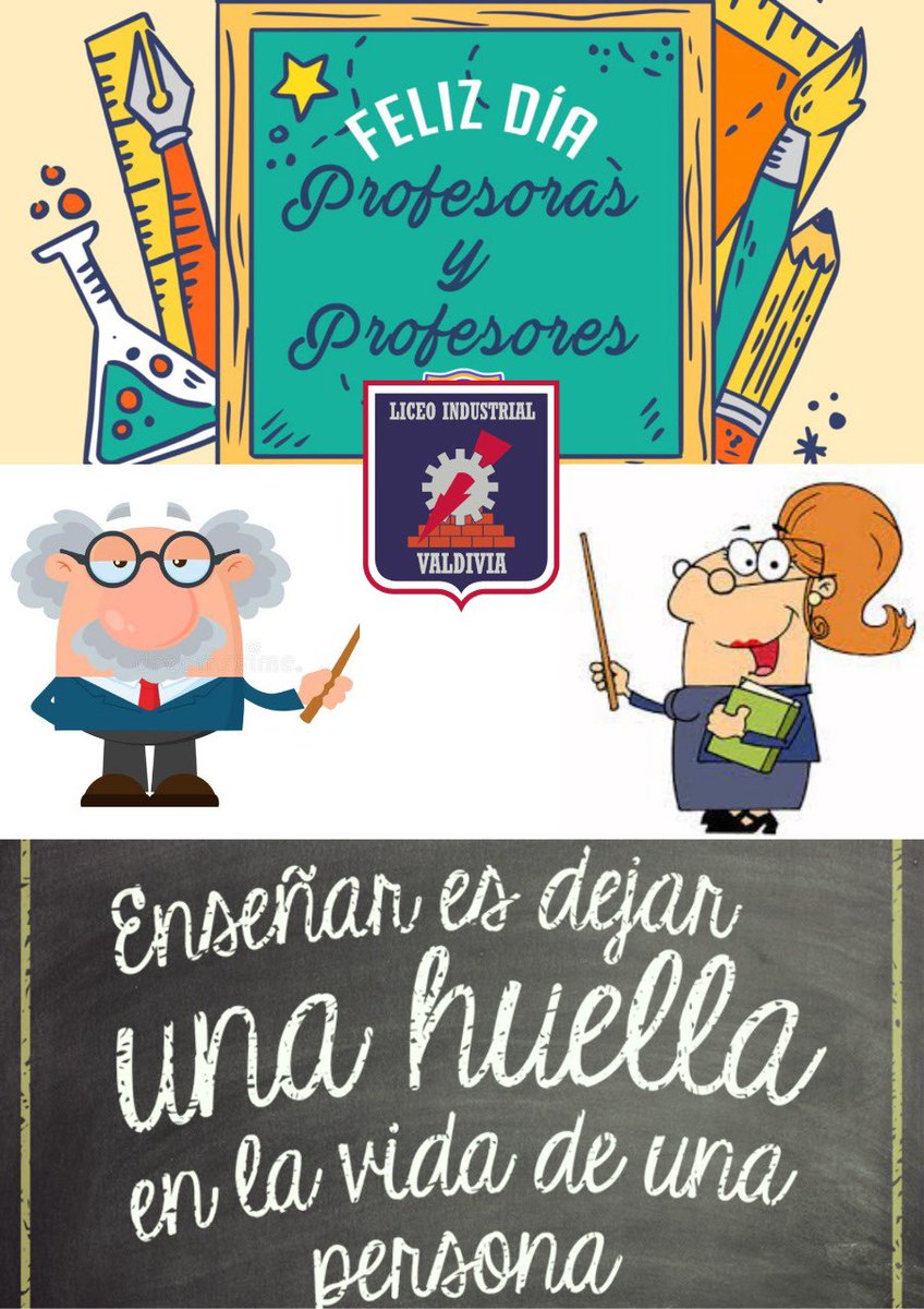Saludamos a todos los profesores/as en su día y con especial cariño a todos los que pertenecen a nuestra comunidad educativa ❤️❤️ #valdiviacl