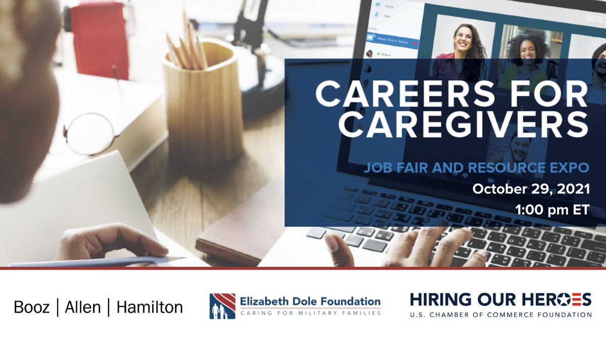 DoleFoundation's tweet image. Join us for the first-ever Careers for Caregivers Job Fair as part of our Annual Convening! Sign up today to check out virtual recruitment opportunities for caregivers &amp;amp; veterans with employers like @WellsFargo. 💼
hiddenheroes.org/OctEvents. #EDFVAConvening2021