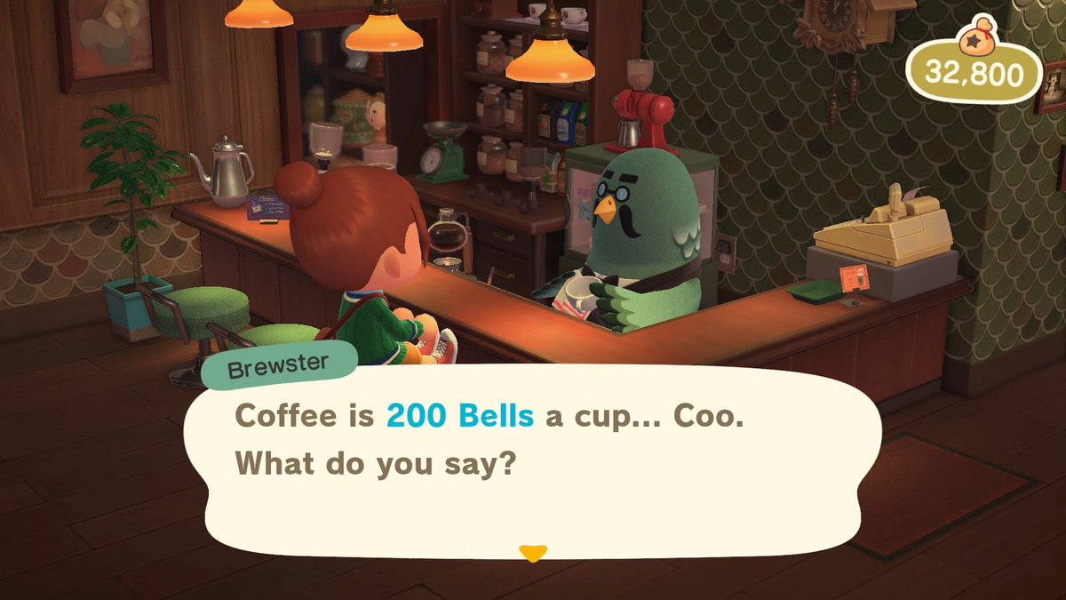 NintendoActu's tweet photo. Voici un premier aperçu du café de Robusto du musée de Animal Crossing: New Horizons ! #ACNH #AnimalCrossing https://t.co/yFshwiqp6S