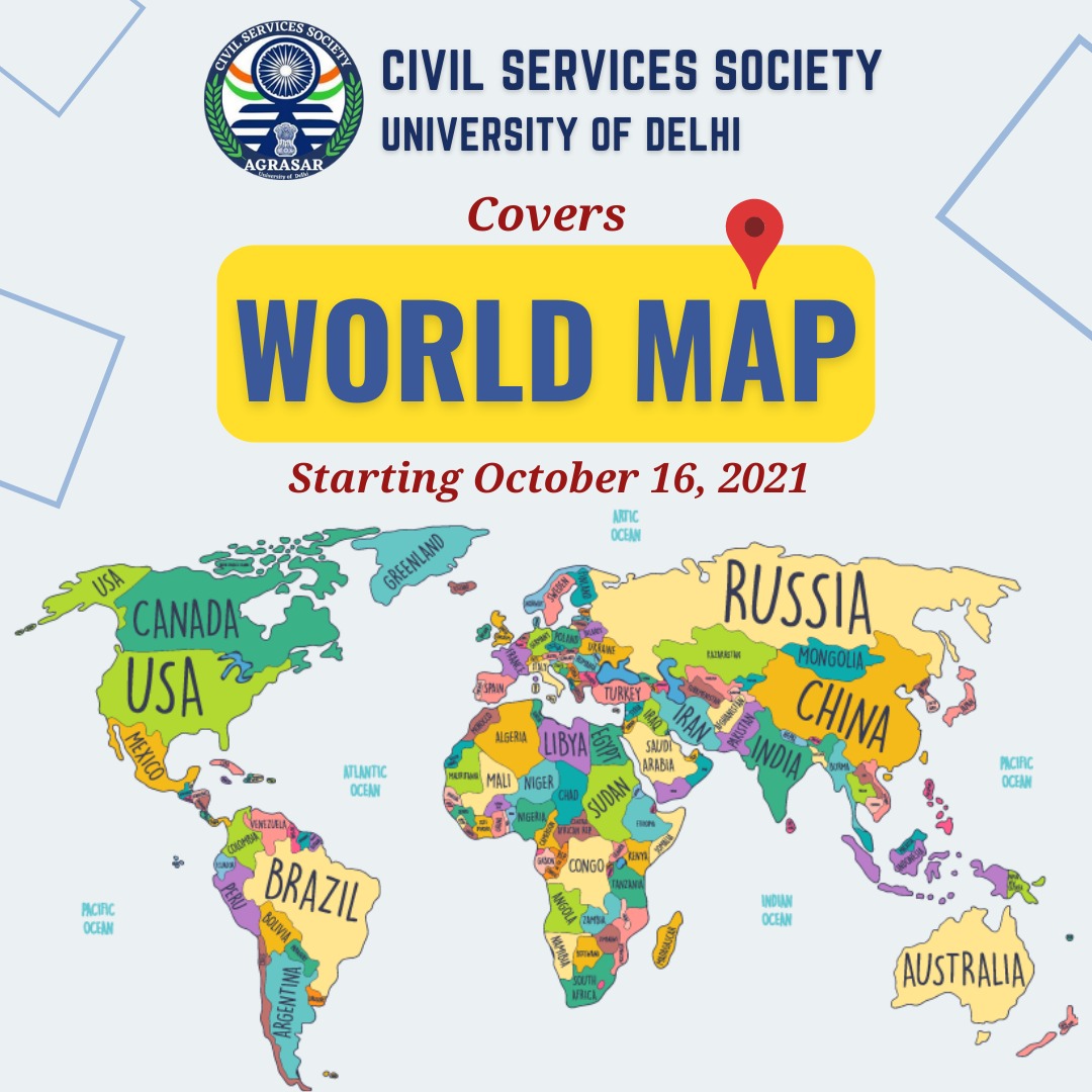 AGRASARofficial's tweet photo. Have you book your ticket for journey with us for around the World map.
Follow
 @agrasar_society_du
🛑society से जुड़े रहने के लिए कृपया हमें ज़रूर follow करें

. 
. 
#agrasaroffical
#worldmap
#geography #upscprelims2021  #upscresult
#upscmeme #upscale #upscaleias #ips #ias https://t.co/J6AH2T63F3