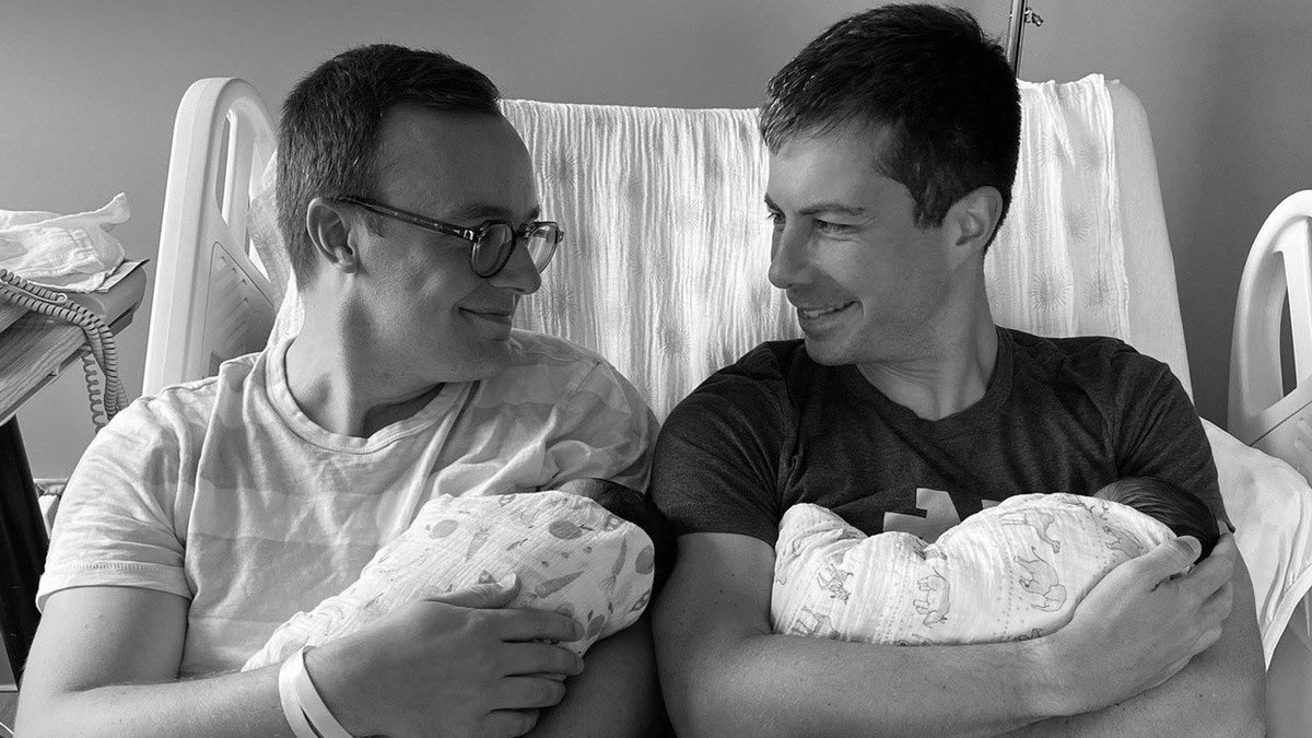 alexbruesewitz's tweet photo. We are facing a massive supply chain crisis and our Transportation Secretary @PeteButtigieg has been on “maternity” leave since Mid August. Nearly two months. 

Get back to work or resign in disgrace, Pete! https://t.co/zkwpuendOo