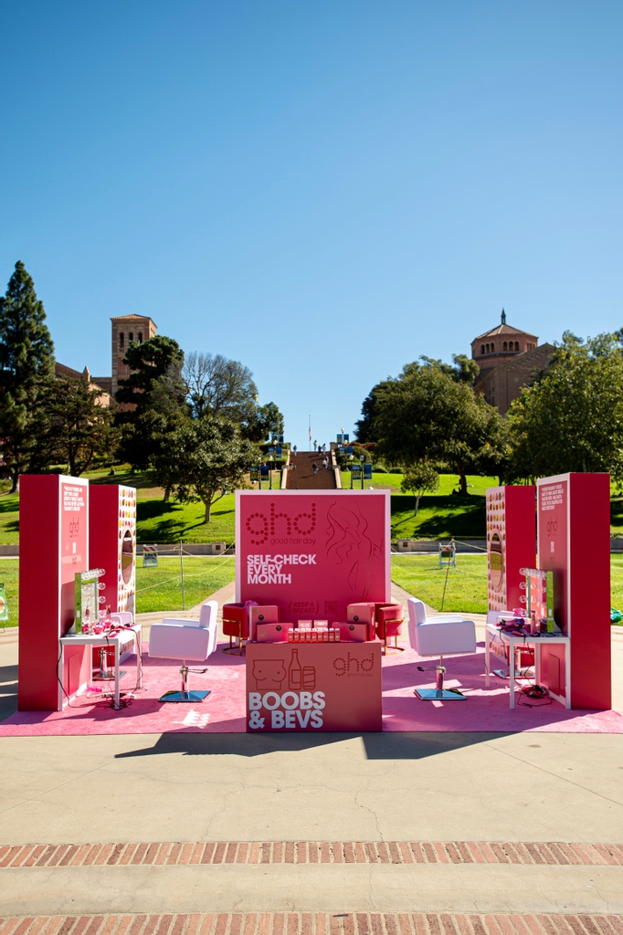 GladiatorProds's tweet photo. Spent the Tuesday of this week at UCLA with ghd supporting Keep A Breast in promoting the importance of regularly self-checking every month! If you have 15 minutes to do your hair, you have 15 minutes to check your breasts.

#ghdpink #takecontrolnow https://t.co/usrGqCfGQJ