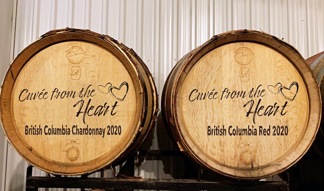 🥂Cuvée From the HEart has made it to BC this year!

🤓Last year we made the very first Cuvée From the Geartin Ontario for the previous year's auction and this year we have expanded to make the Cuvée on the western Canadian coast of BC.

🍇Both red and white have been cr