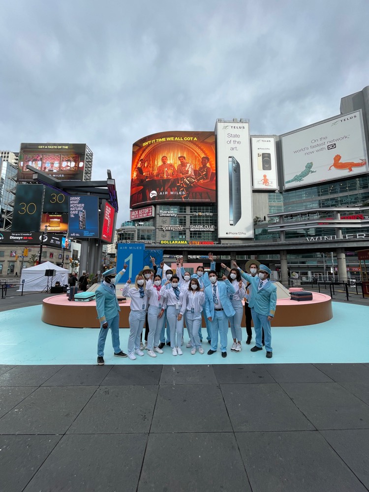 fusecreate's tweet photo. We’ve landed! ✈️✈️ Our XM event for @AIRMILES launches today and we can’t wait to have everyone dive into the world of extras. Visit the Carousel of Dreams at @YDSquare from 11am to 7pm this weekend to win some great prizes! #ItsAllGravy #TurnHeads https://t.co/gDifD5kv3t