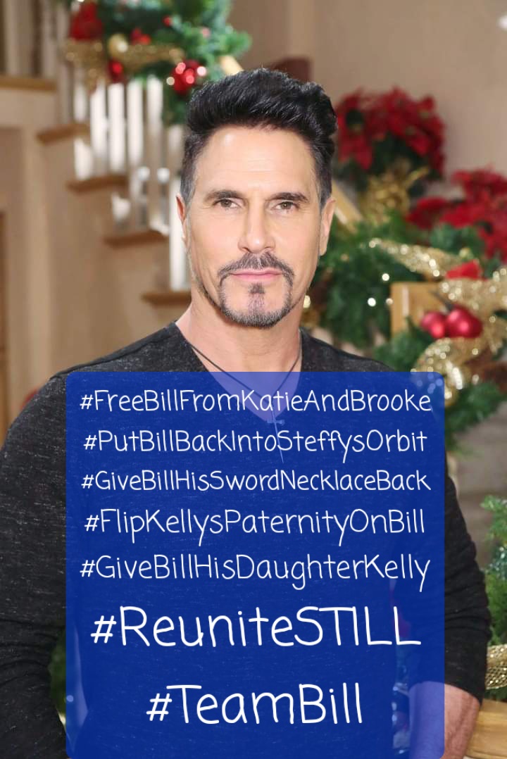 _vero_1989's tweet photo. @BandB_CBS Finally Bill back on screen after months and what we have to see is him still in love/stuck with one of the HOgan sisters? 🤮 WHY? 😡 Bill deserves to be with a better woman than the HOgan sisters! #FreeBillFromTheLoganSisters #KillBatie #ReuniteSTILL #BoldandBeautiful https://t.co/osYH5ZYbyG