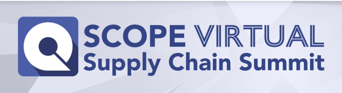 There is still time to register for the SCOPE Virtual Supply Chain Summit October 18-22 to meet with us 1:1 to help tackle your unprecedented challenges during today's changing times: ow.ly/wWAW50GfpJR