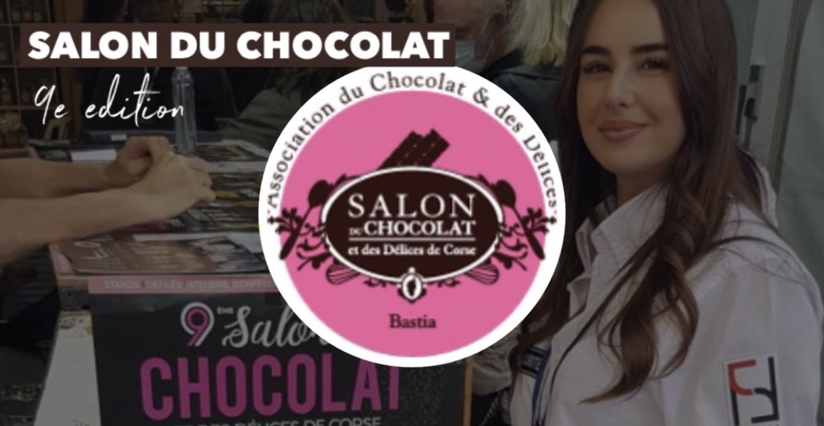 hestia2s's tweet photo. Nous sommes heureux de pouvoir participer à la nouvelle #édition du Salon du Chocolat &amp; des délices de #Corse qui a ouvert ses portes aujourd’hui à #Bastia. 

Merci @DelicesdeCorse de confirmer leur confiance pour cette 9ème édition. 

#salonduchocolat https://t.co/lsYsG9yIk0